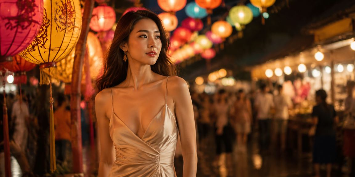 Khung cảnh chợ đêm giải trí tại Huế, món ăn và xổ số